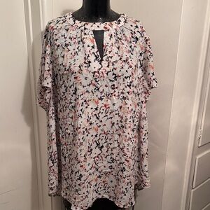 Torrid Multicolor Floral Blouse